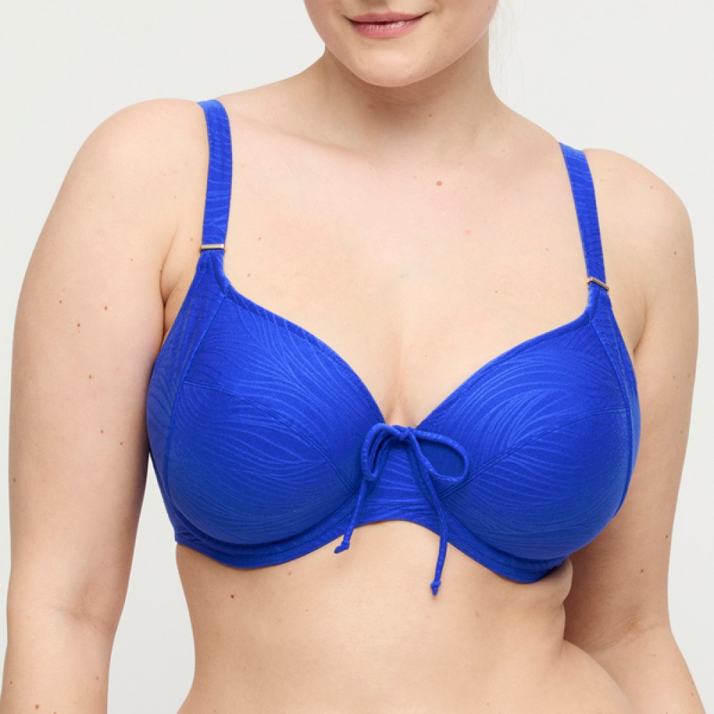 PrimaDonna Mantas 4013410, Γυναικειο Μαγιό Full Cup Bikini Top , ELECTRIC BLUE