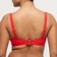 PrimaDonna ASWAN 4012416, Γυναικειο Μαγιό  Padded Balcony Bikini Top, RED