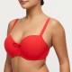 PrimaDonna ASWAN 4012416, Γυναικειο Μαγιό  Padded Balcony Bikini Top, RED