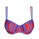 PrimaDonna SKUDAI 4012616-WDS, Γυναικειο Μαγιό Padded Balcony Bikini Top, ΚΟΚΚΙΝΟ-ΜΠΛΕ