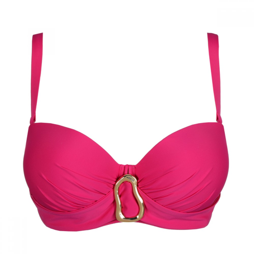 PrimaDonna UVITA 4013517, Γυναικειο Μαγιό Strapless Padded Bikini Top, MAGENTA