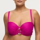 PrimaDonna UVITA 4013517, Γυναικειο Μαγιό Strapless Padded Bikini Top, MAGENTA