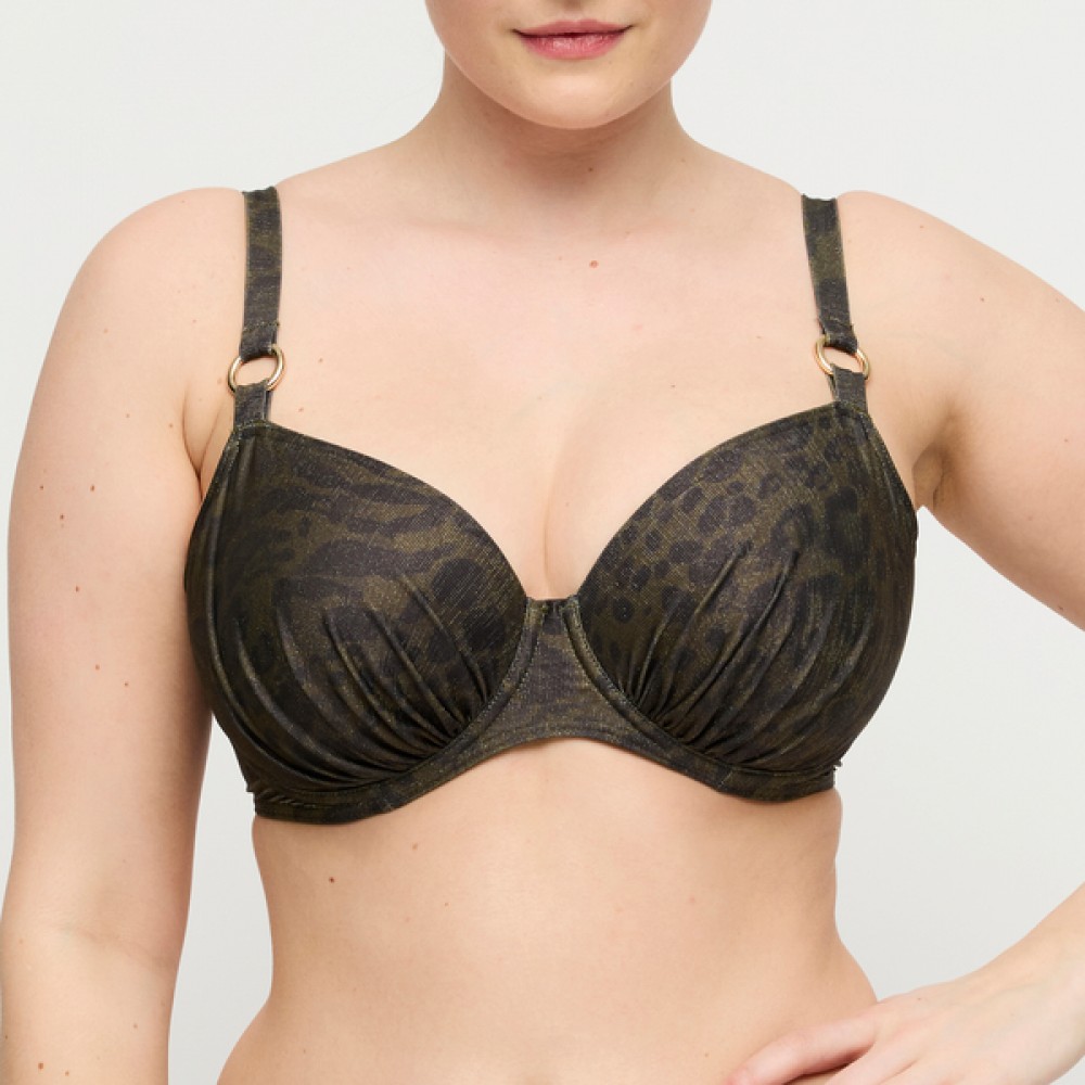 PrimaDonna RATJADA 4014410, Γυναικειο Μαγιό Full Cup Bikini Top  JUNGLE JAGUAR