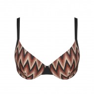 Marie Jo,  SuAna 1007012-MIR, Γυναικειο Μαγιό Plunge Bikini Top, ΜΠΡΟΝΖΕ