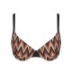 Marie Jo,  SuAna 1007012-MIR, Γυναικειο Μαγιό Plunge Bikini Top, ΜΠΡΟΝΖΕ
