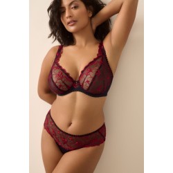 PrimaDonna Springdale 0163474-BOS  Σουτιέν Δαντέλα για μεγάλο στήθος, με μπανέλα, BLACK ROSE