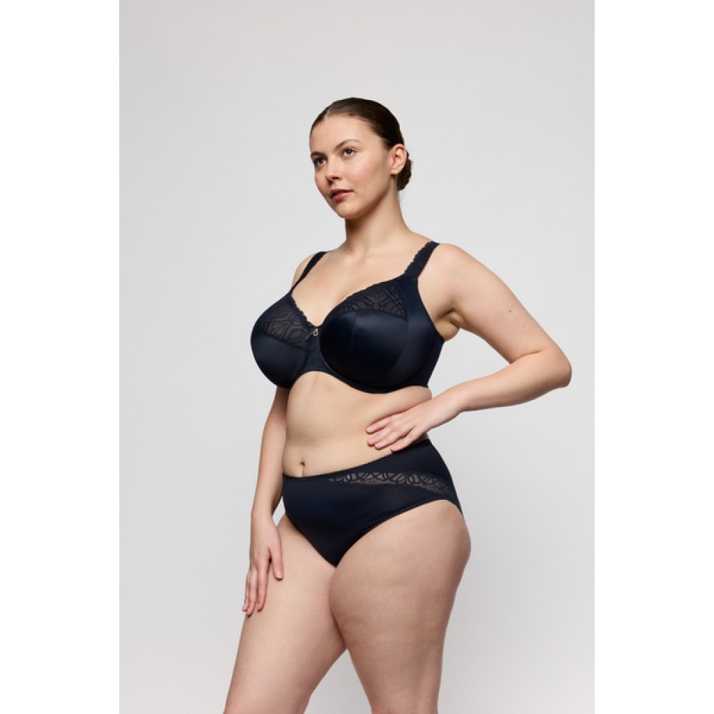 PrimaDonna Salerno 0163535-MID,   Σουτιέν για μεγάλο στήθος με μπανέλα, ΜΠΛΕ ΣΚΟΥΡΟ