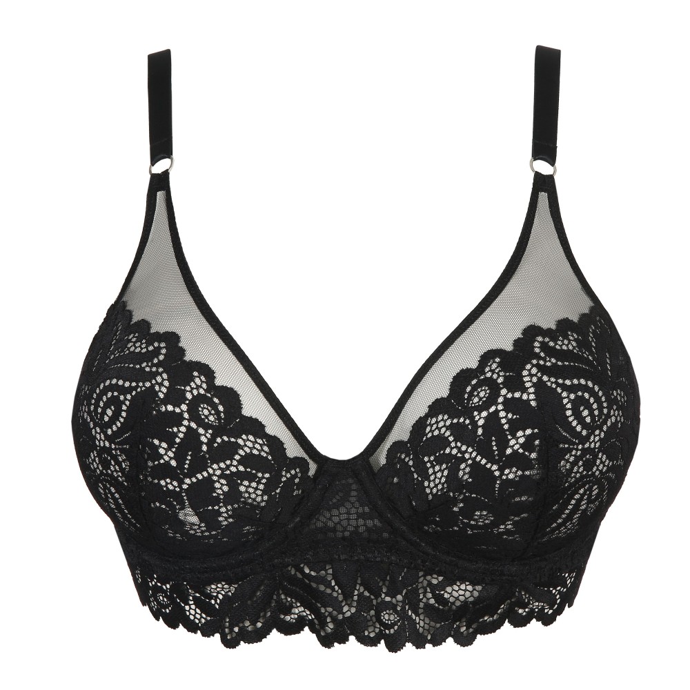 Marie Jo, Elis 0102500-ZWA, Γυναικείο Σουτιέν Bralette με μπανέλα, ΜΑΥΡΟ