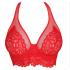 Bralette PrimaDonna Twist First Night 0141886-PDA cup F, με μπανέλα και δαντέλα ΚΟΚΚΙΝΟ