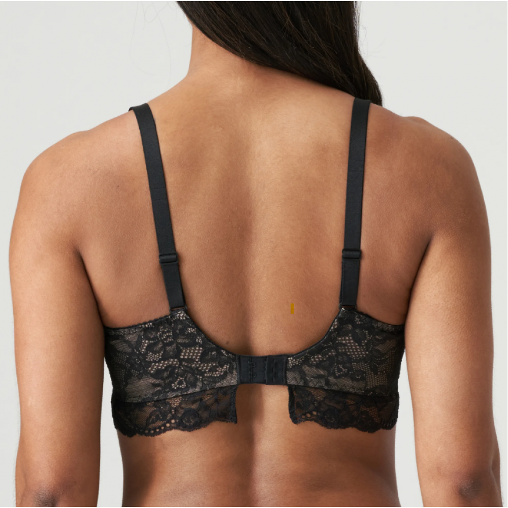 Bralette PrimaDonna Balcony Bra Tulip Seam Pleasanton 0163374-ZWA, με μπανέλα και δαντέλα