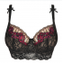 Bralette PrimaDonna Balcony Bra Tulip Seam Pleasanton 0163374-ZWA, με μπανέλα και δαντέλα