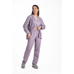 Relax 3225008, Γυναικεία Πυτζάμα σε ανδρική γραμμή, FW2025, ΛΙΛΑ