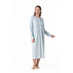 Relax 3225055, Γυναικείο Κλασικό Χειμερινό Νυχτικό με πατιλέτα, ΒΕΡΑΜΑΝ