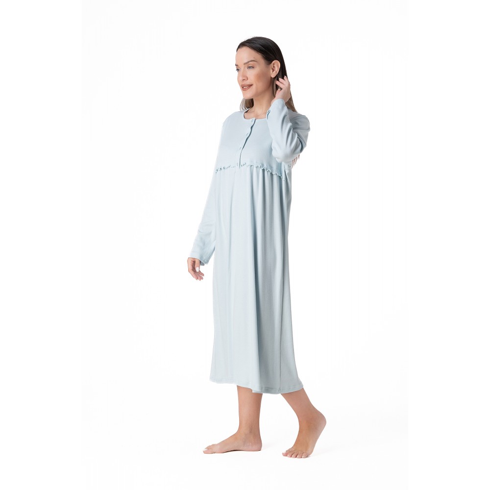 Relax 3225055, Γυναικείο Κλασικό Χειμερινό Νυχτικό με πατιλέτα, ΒΕΡΑΜΑΝ