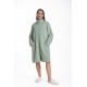 Relax 3225101, Γυναικεία Ρόμπα Fleece Midi με φερμουάρ, ΒΕΡΑΜΑΝ 