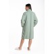 Relax 3225101, Γυναικεία Ρόμπα Fleece Midi με φερμουάρ, ΒΕΡΑΜΑΝ 