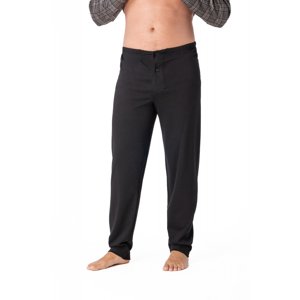 Relax 3024154, Ανδρικό Παντελόνι Πυζάμας με κουμπιά στον καβάλο, ΜΑΥΡΟ Relax 3024154, Ανδρικό Παντελόνι Πυζάμας με κουμπιά στον καβάλο, ΜΑΥΡΟ