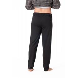 Relax 3024154, Ανδρικό Παντελόνι Πυζάμας με κουμπιά στον καβάλο, ΜΑΥΡΟ Relax 3024154, Ανδρικό Παντελόνι Πυζάμας με κουμπιά στον καβάλο, ΜΑΥΡΟ