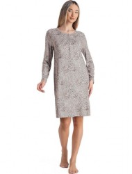 Relax 3426015, Γυναικείο Νυχτικό  Viscose με πατιλέτα, ANIMAL PRINT