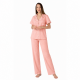 Relax 3326001, Γυναικεία Κουμπωτή Πυτζάμα Μακρύ Παντελόνι, ΡΟΖ