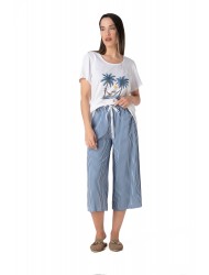 Relax 3326099,  Γυναικεία Πυτζάμα/Homewear με καπρι, ΣΙΕΛ