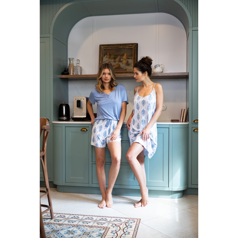 Sensis, Γυναικείο Νυχτικό Βισκόζι με τιραντάκι, ΣΙΕΛ