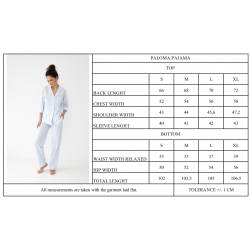 Sensis, Γυναικεία Πυτζάμα Κουμπωτή με τρουακάρ μανίκι, ΣΙΕΛ