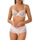 SIMONE PERELE 12X330, Γυναικείο Σουτιέν Balconette από γαλλική δαντέλα, ΑΠΑΛΟ ΡΟΖ