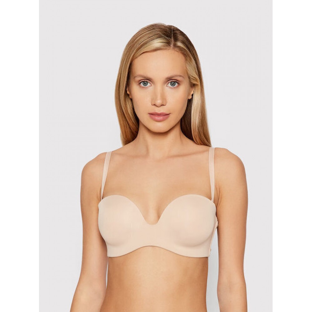 SIMONE PERELE 13V303, Essential Strapless Plunge Multiway Bra, NUDE