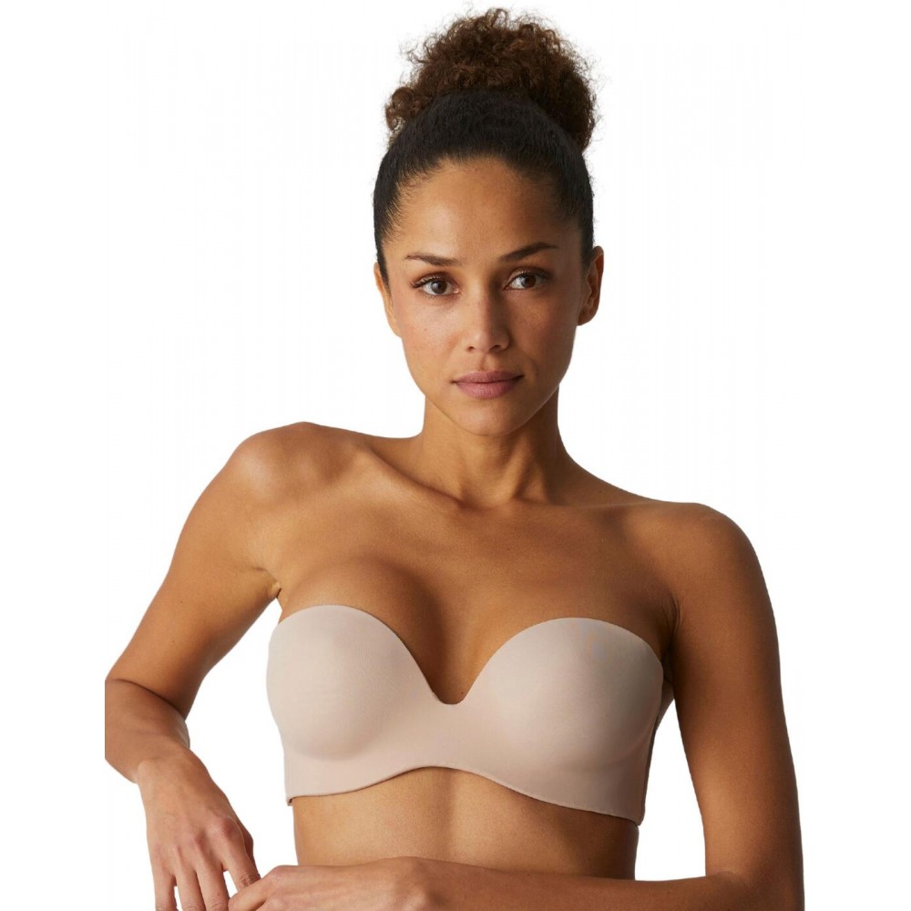 SIMONE PERELE 13V303, Essential Strapless Plunge Multiway Bra, NUDE