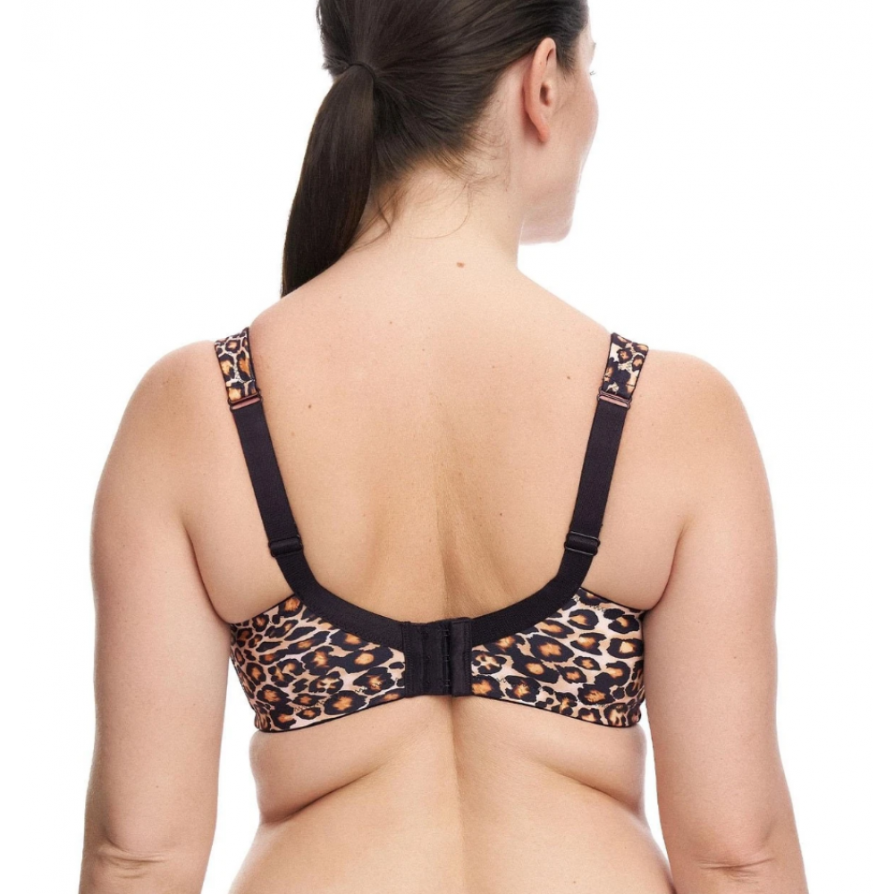Susa 8255-230, Σουτιέν Minimizer βαμβακερό χωρίς μπανέλα  για μεγάλο στήθος, LEOPARD PRINT