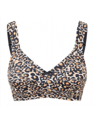 Susa 8255-230, Σουτιέν Minimizer βαμβακερό χωρίς μπανέλα  για μεγάλο στήθος, LEOPARD PRINT