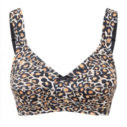 Susa 8255-230, Σουτιέν Minimizer βαμβακερό χωρίς μπανέλα  για μεγάλο στήθος, LEOPARD PRINT