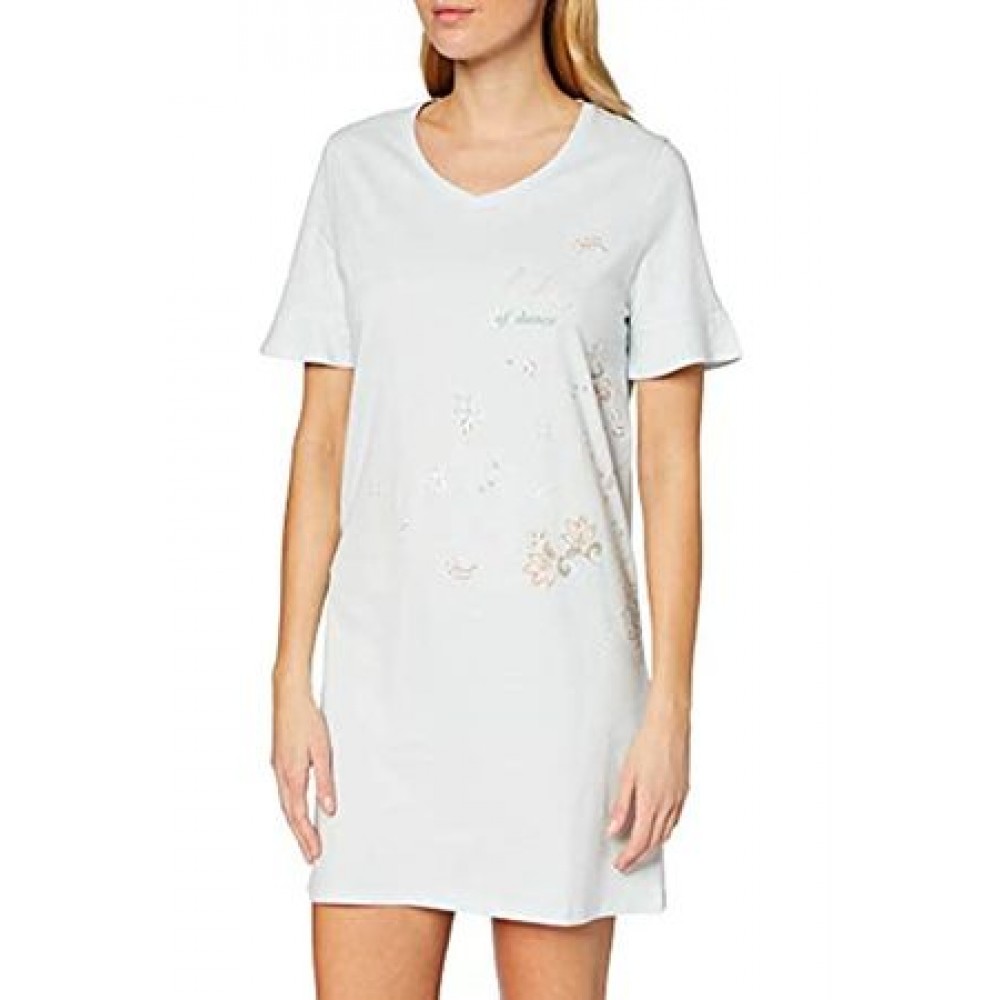 Triumph Nighdress NDK 10 SS20, βαμβακερό με στάμπα