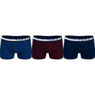 Tommy Hilfiger 3p Trunk UM0UM02202-0UF Ανδρικά μπόξερ σε τρεις χρωματισμούς, με βαμβακερό λάστιχο
