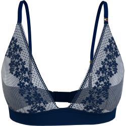 Γυναικείο Bralette Tommy Hilfiger Unlined Triangle UW0UW03808-DW5 DESERT SKY