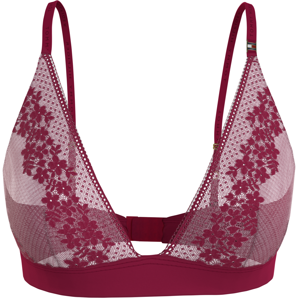 Γυναικείο Bralette Tommy Hilfiger Unlined Triangle UW0UW03808-XJV ROYAL BERRY