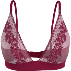 Γυναικείο Bralette Tommy Hilfiger Unlined Triangle UW0UW03808-XJV ROYAL BERRY