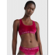 Γυναικείο Μπουστάκι TOMMY HILFIGER  UW0UW03979-VWU Velour Unpadded bralette ITALIAN WINE