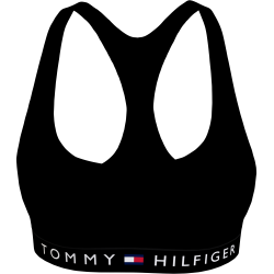 Γυναικείο Μπουστάκι TOMMY HILFIGER  UW0UW03979-BDS Velour Unpadded bralette BLACK