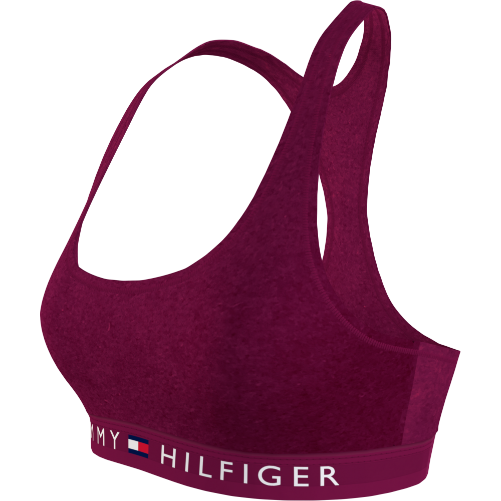 Γυναικείο Μπουστάκι TOMMY HILFIGER  UW0UW03979-VWU Velour Unpadded bralette ITALIAN WINE