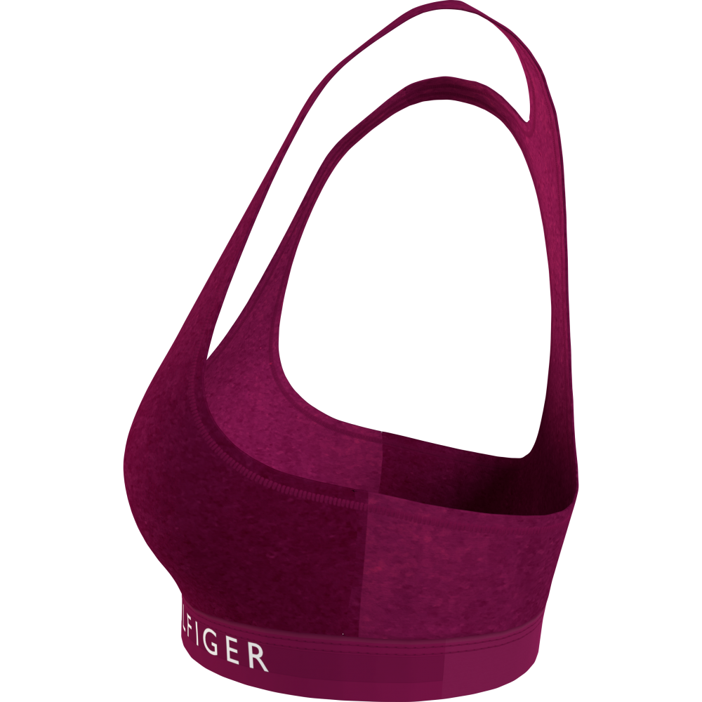 Γυναικείο Μπουστάκι TOMMY HILFIGER  UW0UW03979-VWU Velour Unpadded bralette ITALIAN WINE