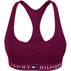 Γυναικείο Μπουστάκι TOMMY HILFIGER  UW0UW03979-VWU Velour Unpadded bralette ITALIAN WINE