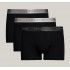 Tommy Hilfiger 3p METALLIC LOGO TRUNKS GIFT SET UM0UM03411-0UH, Σετ 3 Μπόξερ με μεταλλιζέ λογότυπο σε συσκευασία Δώρου, ΜΑΥΡΟ