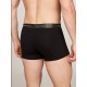 Tommy Hilfiger 3p METALLIC LOGO TRUNKS GIFT SET UM0UM03411-0UH, Σετ 3 Μπόξερ με μεταλλιζέ λογότυπο σε συσκευασία Δώρου, ΜΑΥΡΟ