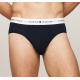 Tommy Hilfiger  3pack  BRIEF Waistband UM0UM02904-0VZ, Ανδρικά Σλιπ 3 τεμ. ΜΑΥΡΟ