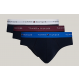 Tommy Hilfiger  3pack  BRIEF Waistband UM0UM02904-0VZ, Ανδρικά Σλιπ 3 τεμ. ΜΑΥΡΟ