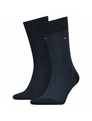 TOMMY HILFIGER 701226104-001 Ανδρικές Κάλτσες TH MEN SOCK 2pcs BIRDEYE, DARK NAVY