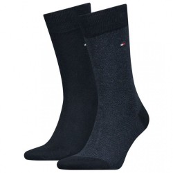 TOMMY HILFIGER 701226104-001 Ανδρικές Κάλτσες TH MEN SOCK 2pcs BIRDEYE, DARK NAVY