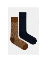 TOMMY HILFIGER 701229838-004  Ανδρικές Κάλτσες TH MEN SOCK 2pcs IRREGULAR HERRINGBONE